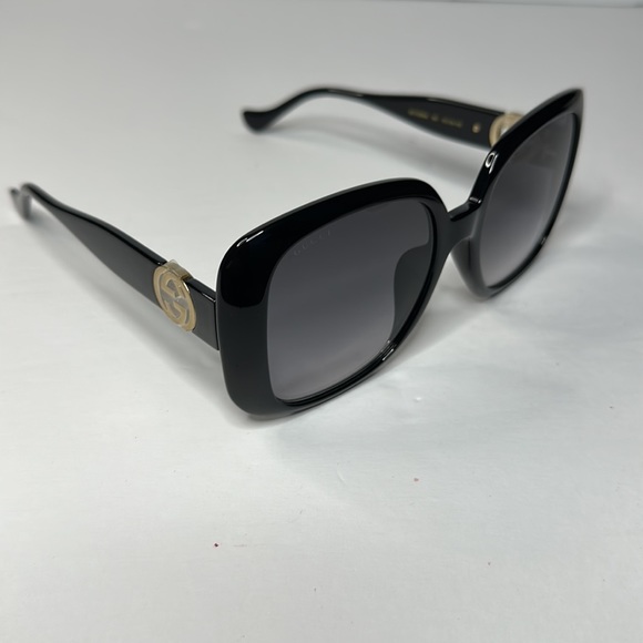 New Authentic GUCCI Grey Square Ladies Sunglasses GG1029SA 001 57 - Picture 14 of 16
